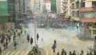 Enfrentamientos en Hong Kong dejan varios heridos