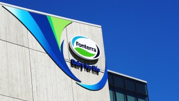 AUCKLAND, NEW ZEALAND - DECEMBER 01: A general view of the Fonterra buildin is seen on December 1, 2017 in Auckland, New Zealand. Fonterra has been ordered to pay Danone 105 million euros ($183 million) in damages for food safety failures following arbitration in a Singapore court. The French food company sued Fonterra over the whey protein contamination and botulism scare in 2013, which resulted in the recall of 67,000 cans of Danone's Karicare infant formula brand. Fonterra shareholders' fund units and listed bonds were halted from trading earlier today ahead of the damages announcement. (Photo by Hannah Peters/Getty Images)