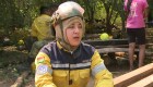 Mujeres bombero combaten el fuego en la Chiquitanía