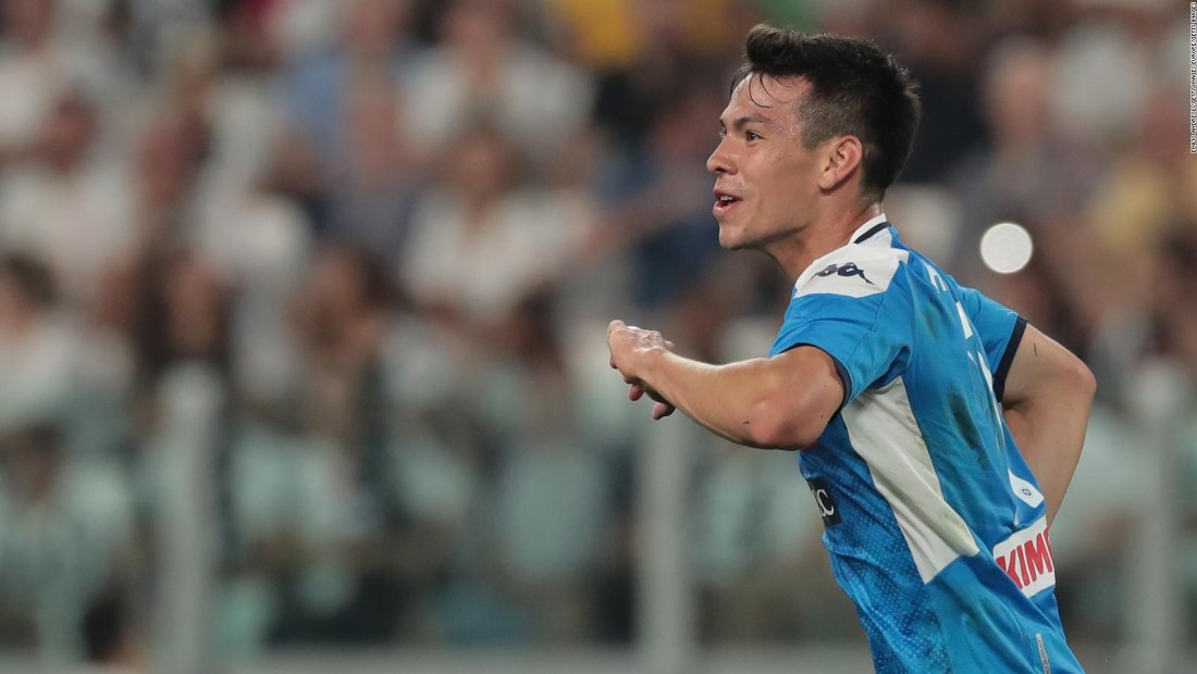 Hirving Lozano: Debut y gol en Italia