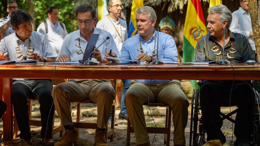 Duque firma el Pacto de Leticia por la Amazonía