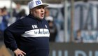 Maradona es presentado como técnico de Gimnasia y Esgrima