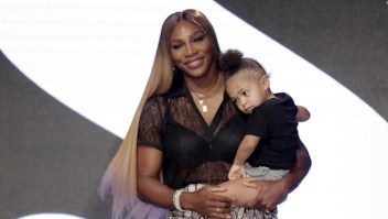 La hija de Serena Williams se roba el show