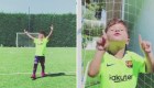 Mateo Messi y un gol viral en su cumpleaños