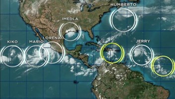 Alto número de ciclones activos en el Atlántico y Pacífico