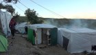 Muertos y heridos en un campo de refugiados de Grecia