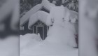 Intensa nevada en Great Falls