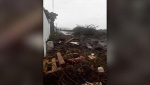 El ciclón Lorenzo destruye las islas Azores
