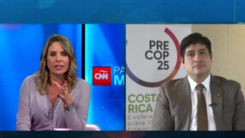 Presidente de Costa Rica opina sobre el cambio climático