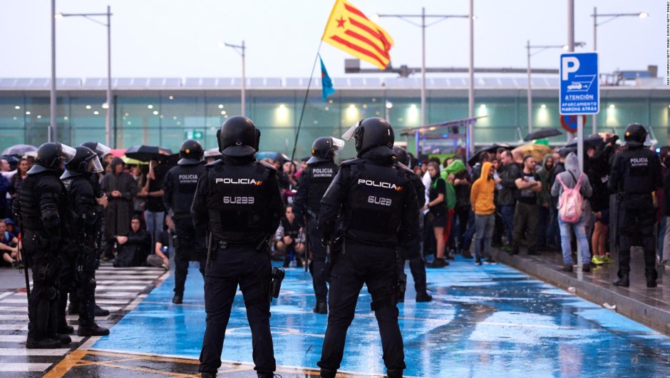Continúan las protestas en Cataluña