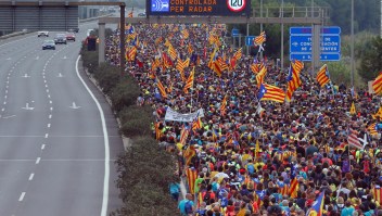 Protestas y huelga general en Cataluña