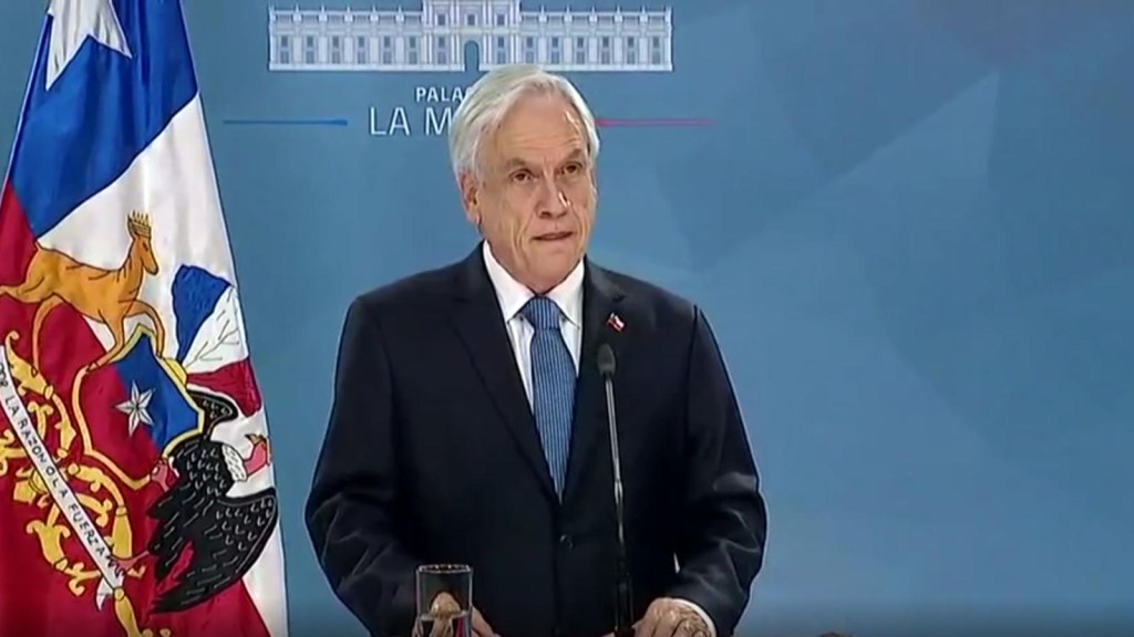 Piñera: "Hemos extendido el estado de emergencia"