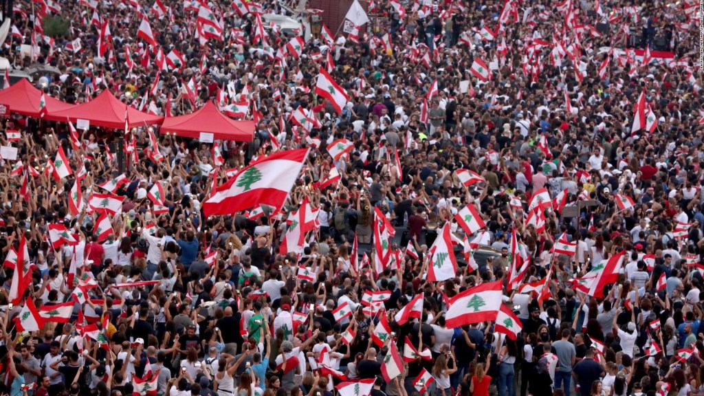 Manifestantes libaneses: "Es demasiado tarde"