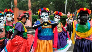 La ofrenda por el Día de Muertos en el Zócalo