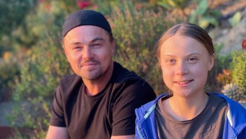 Greta Thunberg y Leo Di Caprio se conocieron finalmente
