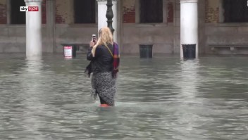 Venecia enfrenta la peor inundación de los últimos 50 años
