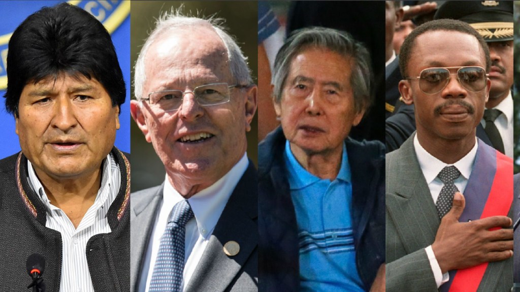 presidentes renuncia latinoamerica evo morales ppk fujimori