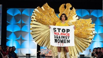 Las protestas con trajes típicos en Miss Universo