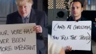 Boris Johnson parodia "Love Actually" animando al brexit