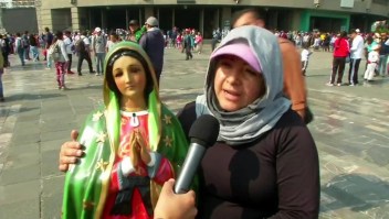 Fieles rinden tributo a la virgen de Guadalupe