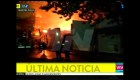 Feroz incendio en Mar del Plata