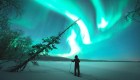 Registran una aurora boreal de 9 horas en Finlandia