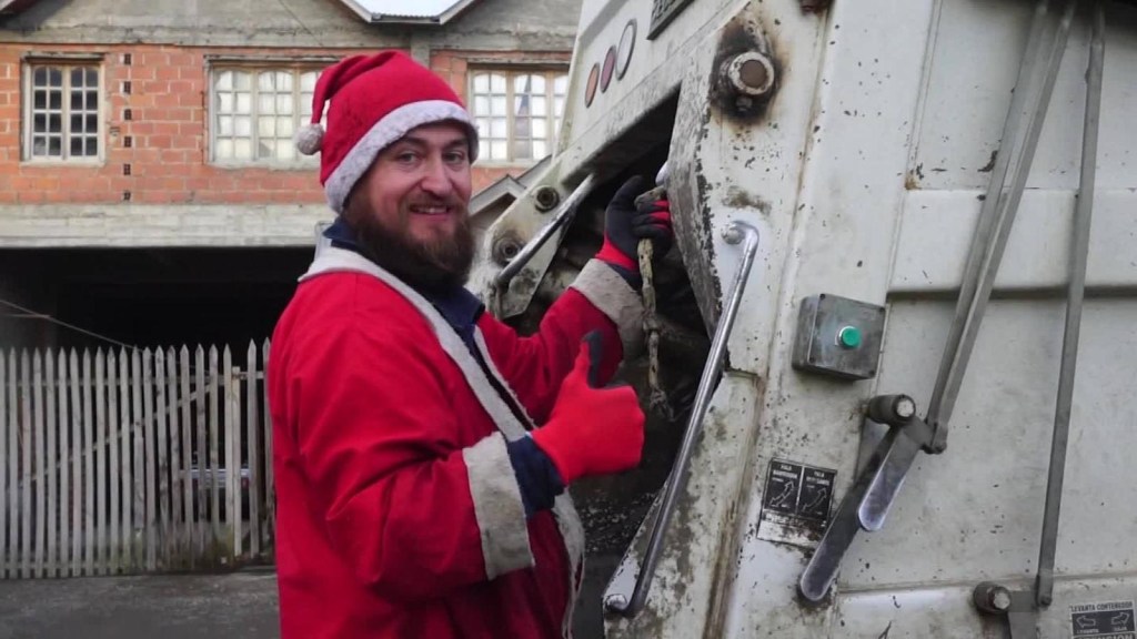 Papá Noel es recolector de basura en este pueblo argentino