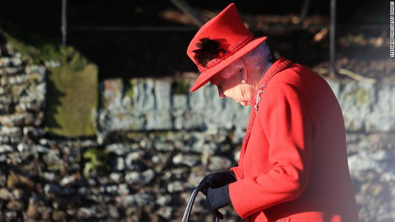 KING'S LYNN, ENGLAND - DECEMBER 25:  Queen Elizabeth II attends the Christmas Day Church service at Church of St Mary Magdalene on the Sandringham estate on December 25, 2019 in King's Lynn, United Kingdom. (Photo by Stephen Pond/Getty Images)