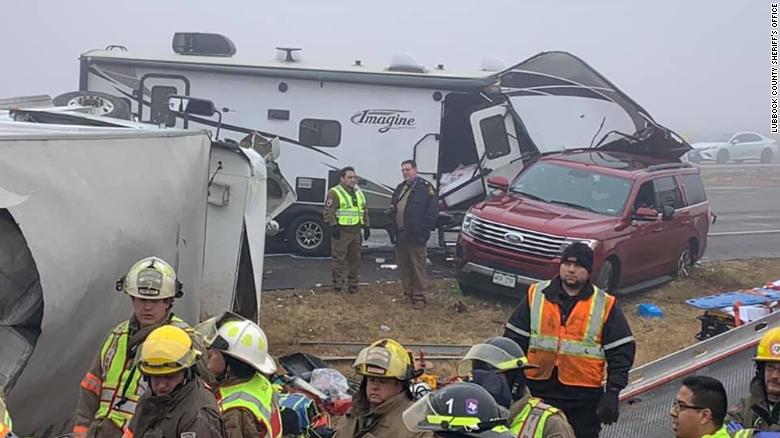 Due to the Dense Fog a major accident earlier today on U.S. Highway 84 involving several vehicles, including injuries to a DPS Trooper.
