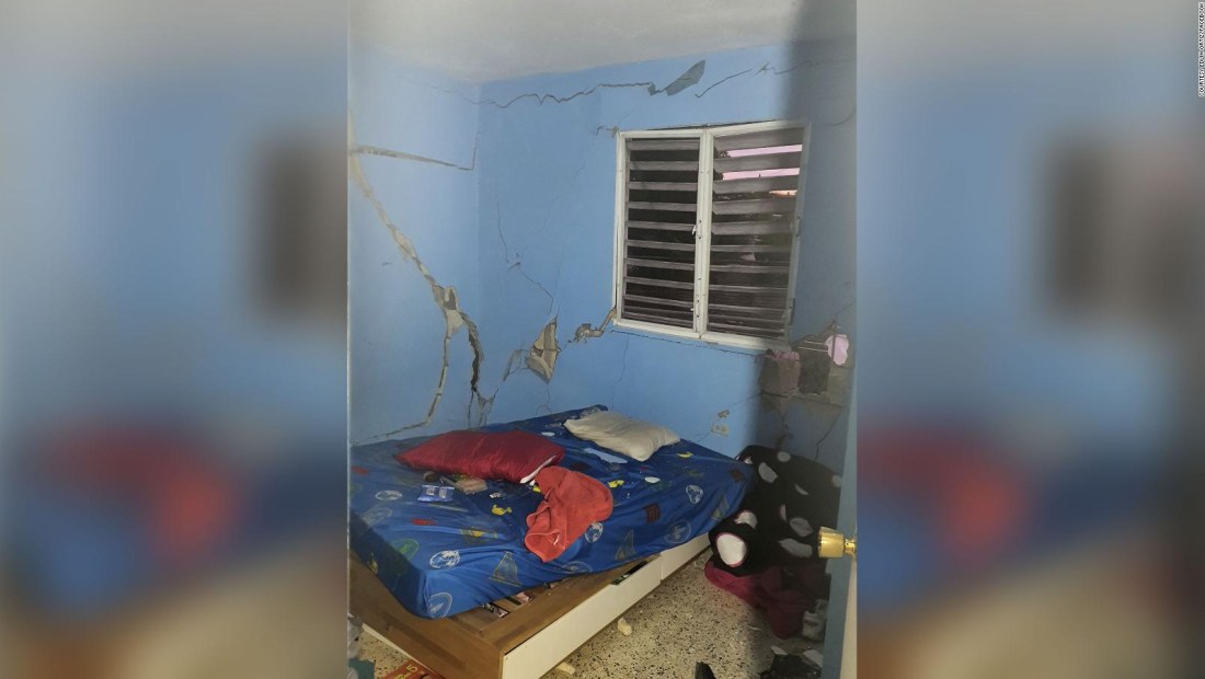 Daños en Puerto Rico tras el temblor