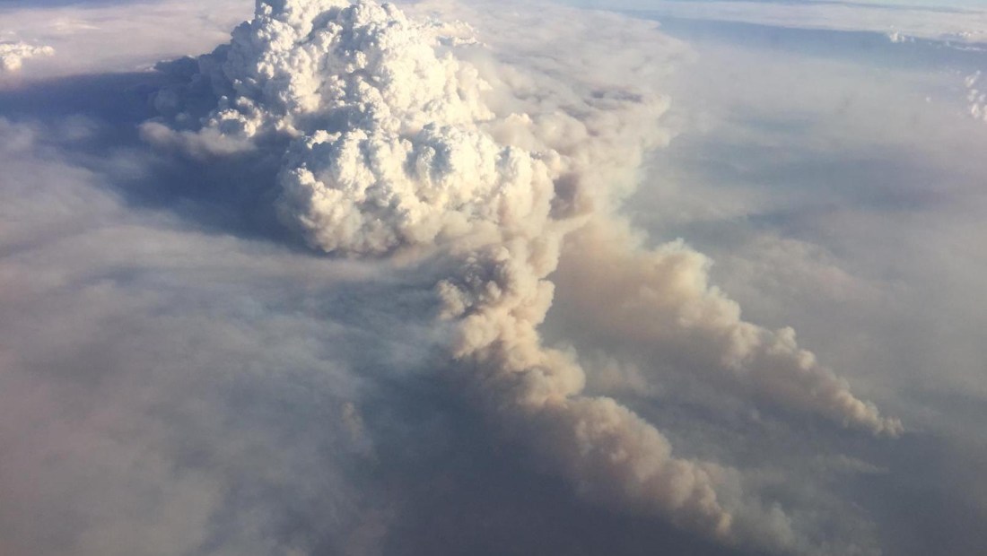 Incendios masivos en Australia forman raras nubes de tormenta