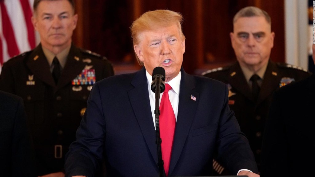 Trump: No hemos tenido daños ni bajas de militares
