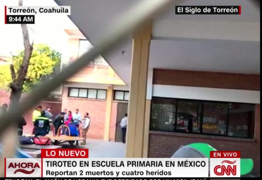 Investigan tiroteo en una escuela en Torreón, México