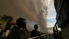 La impresionante erupción del volcán Taal