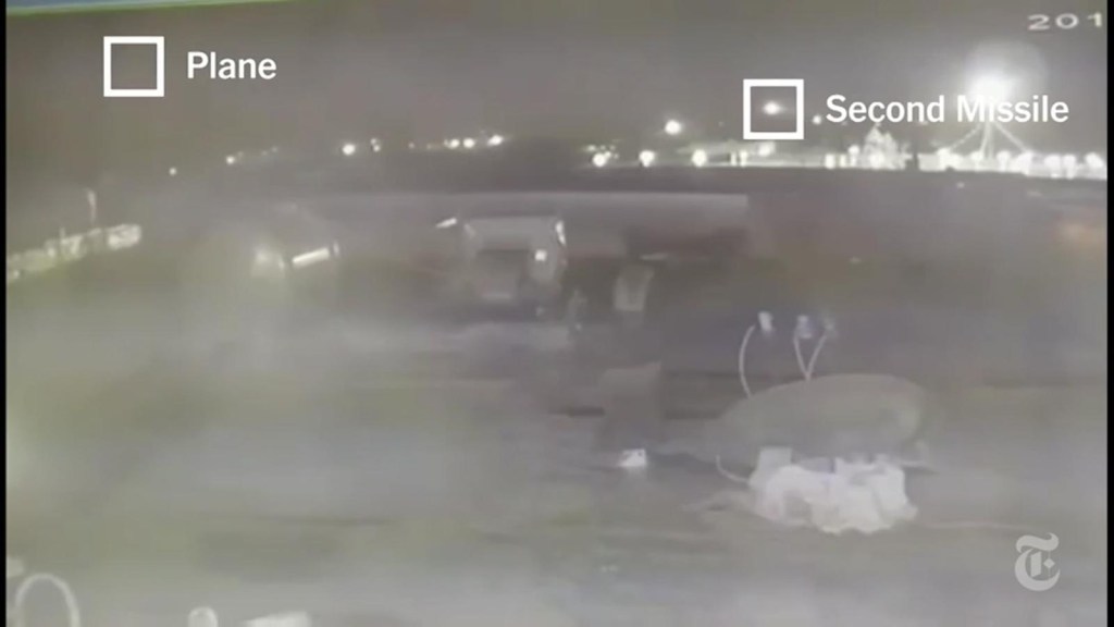 Video mostraría misiles impactando avión ucraniano