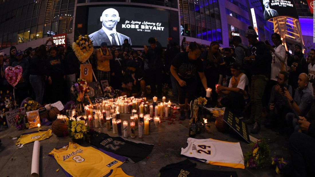 Homenajes en el mundo por la muerte de Kobe Bryant