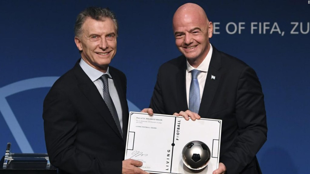 Macri fue nombrado presidente de la Fundación FIFA