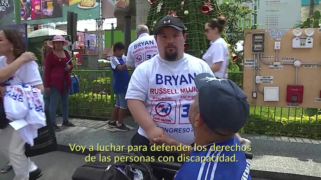 Peruano con síndrome de Down quiere ser congresista