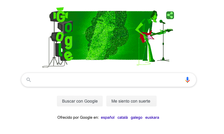 Luis Alberto Spinetta doodle Google