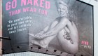 PETA pone fin a campaña "prefiero estar desnuda que usar pieles"