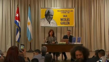 La vicepresidenta de Argentina presentó su libro en La Habana