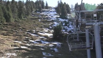Temporada de esquí en los Pirineos con poca nieve