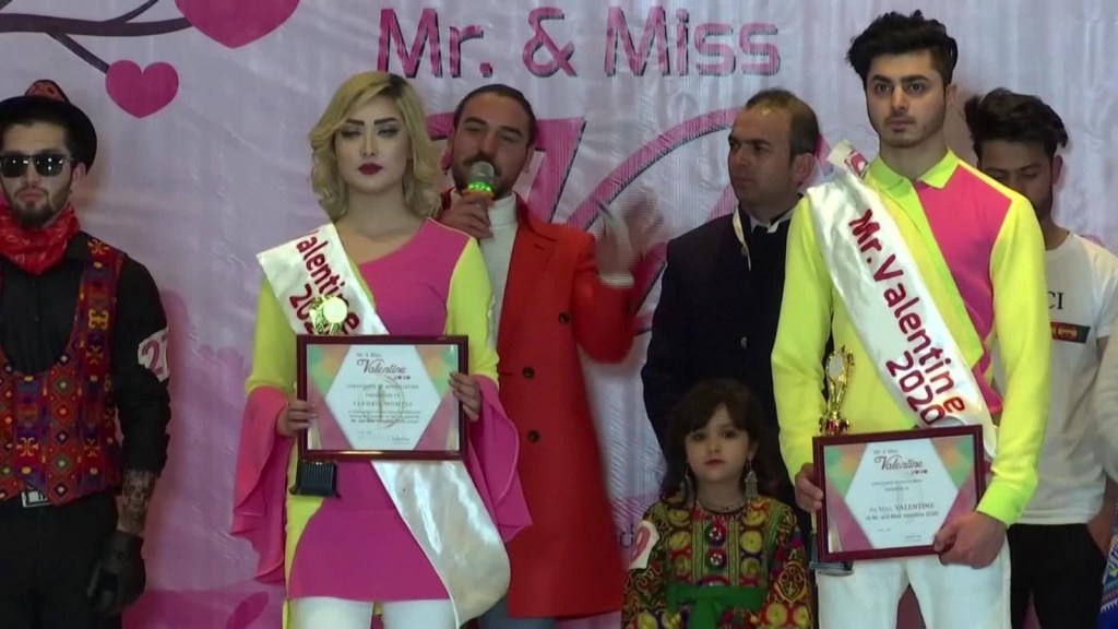 Concurso en Afganistán por el día de San Valentín