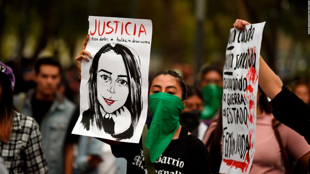 Marcha contra la violencia de género en México