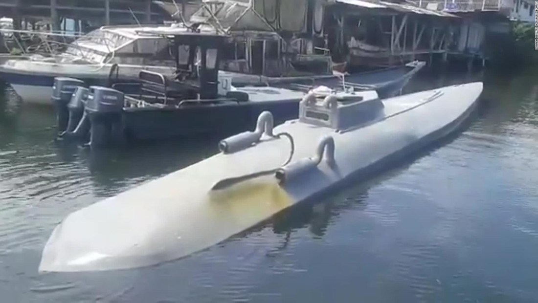 Panamá detuvo un "submarino" con cinco toneladas de droga