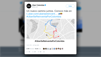 Uber vuelve a Colombia, reinventado