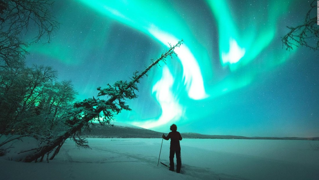 Mirá esta impresionante aurora boreal