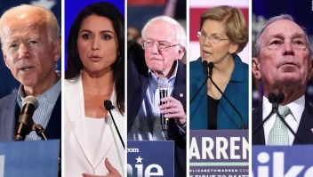 Quedan 5 aspirantes a la candidatura presidencial demócrata
