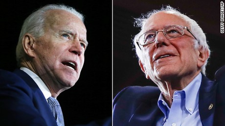 Biden aumenta ventaja sobre Sanders en nuevo sondeo