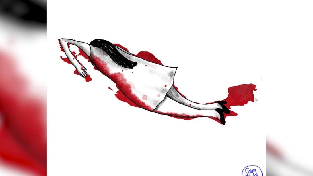 Artista venezolana ilustra la violencia de género en México